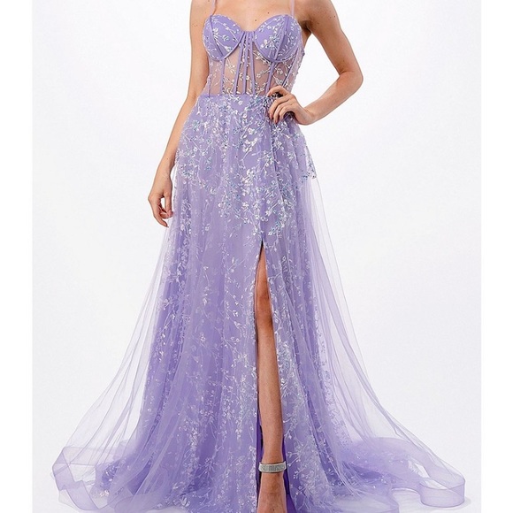 coya collection purple dress. Perfect for any formal event! ONLY WORN ONCE!!